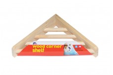 Prevue Pet Products Wood Corner Shelf Platform Brown 7 in