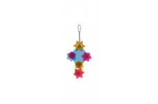 Prevue Pet Products Rainbow Acrylic Gears Bird Toy