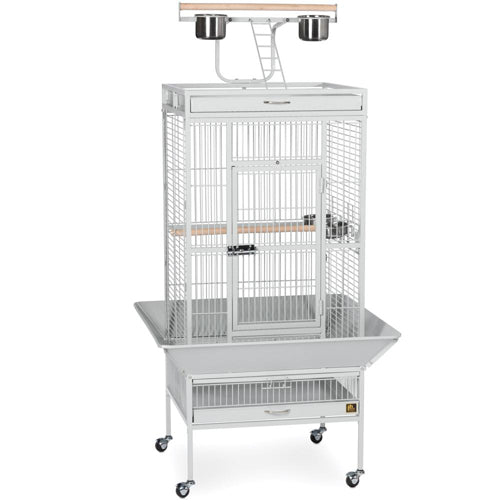 Prevue Pet Products 3152 Select Series Wrought Iron Bird Cage Pewter White 1Ea