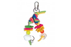 Prevue Pet Products Cal-Sea-Yums Legs Bird Toy Multi-Color 2 in x 8 in Small