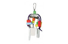 Prevue Pet Products Chime Time Summer Breeze Bird Toy Multi-Color 4 in x 9 in Small