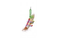 Prevue Pet Products Tropical Teasers Rings of Fire Bird Toy Multi-Color 2.63 in x 9.63 in Small