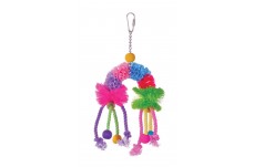 Prevue Pet Products Calypso Creations Over the Rainbow Bird Toy Multi-Color 4.5 in x 9 in