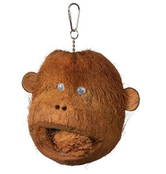 Prevue Pet Products Naturals Coco Monkey Bird Toy Natural Brown 7.75 In X 7 In