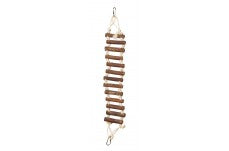 Prevue Pet Products Naturals Rope Ladder Bird Toy Earth tone Brown 3 in x 20 in