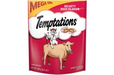 Temptations Hearty Beef Cat Treat 6.3 oz