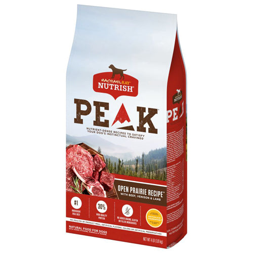 Rachael Ray NUTRISH Peak Open Range Beef And Venison Dry Dog Food 4 Pounds