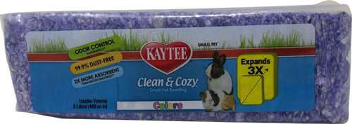 Kaytee Clean and Cozy Small Pet Bedding Purple 8L