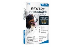 Sentry Fiproguard Dog Flea and Tick Squeeze-On 0.136 Fl Oz, 3 Ct