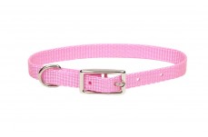 Coastal Single-Ply Nylon Collar Neon Pink 3/8X10In