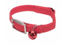 Coastal Sassy Snag-Proof Nylon Safety Cat Collar Red 3/8X8In