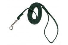 Coastal Train Right! Cotton Web Training Leash Green 5/8X6Ft