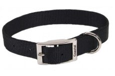 Coastal Single-Ply Nylon Collar Black 3/4X18In