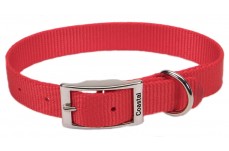 Coastal Single-Ply Nylon Collar Red 3/4X18In