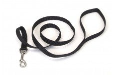 Coastal Single-Ply Nylon Dog Leash Black 3/4 in x 4 ft