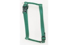 Coastal Comfort Wrap Adjustable Nylon Harness Hunter Green 3/8X12-18In Girth