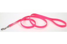 Coastal Single-Ply Nylon Dog Leash Neon Pink 3/4 in x 6 ft