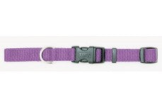 Coastal Adjustable Nylon Collar With Tuff Buckle Purple 5/8X10-14In