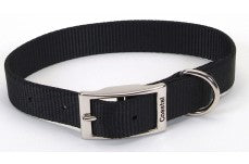 Coastal Single-Ply Nylon Collar Black 1X18In