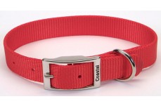 Coastal Single-Ply Nylon Collar Red 1X18In