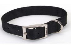 Coastal Single-Ply Nylon Collar Black 1X20In