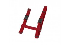 Coastal Figure H Adjustable Nylon Cat Harness Red 3/8 in x 10-18 in