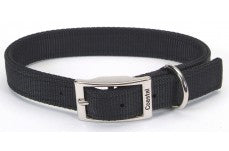 Coastal Double-Ply Nylon Collar Black 1X18In