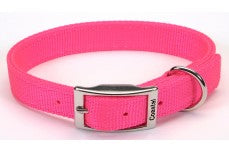 Coastal Double-Ply Nylon Collar Neon Pink 1X20In