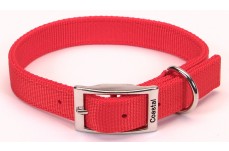 Coastal Double-Ply Nylon Collar Red 1X26In