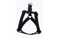 Coastal Standard Adjustable Nylon Harness Black 1X 26-38