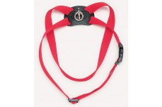Coastal Size Right Adjustable Nylon Harness Red 3/8X12-18In