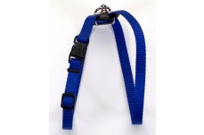 Size Right Adjustable Nylon Dog Harness Blue Small 5/8 in x 18-24 in