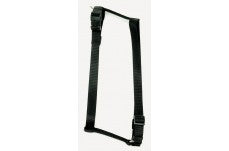 Coastal Standard Adjustable Nylon Dog Harness Black Small 5/8 in x 14-24 in