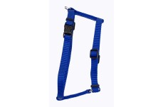 Coastal Standard Adjustable Nylon Dog Harness Blue Small 5/8 in x 14-24 in