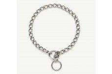 Titan Chain Training Dog Collar Fine Nickel, Chrome 2 mm x 12 in