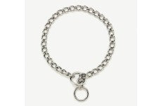 Titan Chain Training Dog Collar Fine Nickel, Chrome 2 mm x 14 in