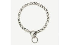 Titan Chain Training Dog Collar Fine Nickel, Chrome 2 mm x 16 in