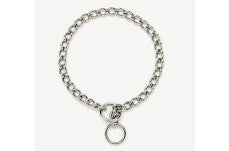 Titan Chain Training Dog Collar Medium Nickel, Chrome 2.5 mm x 16 in