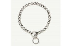 Titan Chain Training Dog Collar Medium Nickel, Chrome 2.5 mm x 18 in