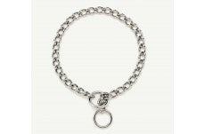 Titan Chain Training Dog Collar Medium Nickel, Chrome 2.5 mm x 20 in