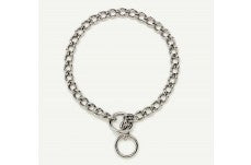 Titan Chain Training Dog Collar Heavy Nickel, Chrome 3 mm x 18 in