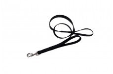 Coastal Loops 2 Double Handle Nylon Leash Black 1X4Ft