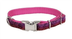 Coastal Pet Pet Attire Sparkles Adjustable Collar, 5/8 Inch Pink X 12 Inch - 18 Inch