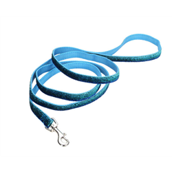 Coastal Pet Pet Attire Sparkles Leash, 5/8 Inch Blue X 6'
