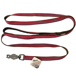 Coastal Pet Products K9 Explorer Reflective Leash With Scissor Snap, 5/8 Inch X6' Berry Red