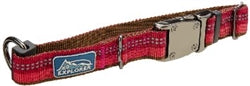 Coastal K9 Explorer 5/8 Inch Adj Collar Berry Red (8-12 Inch)