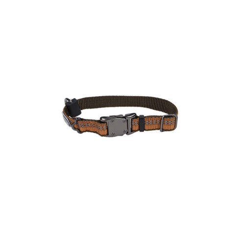Coastal Products K9 Explorer Reflective Adjustable Dog Collar Campfire Orange