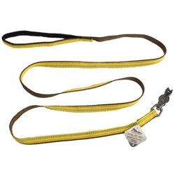 Coastal Pet Products K9 Explorer Reflective Leash With Scissor Snap, 5/8 Inchx6' Goldenrod Yellow