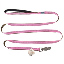 Coastal Pet Products K9 Explorer Reflective Leash With Scissor Snap, 5/8 Inchx6' Rosebud Pink
