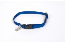 Coastal Lil Pals Adjustable Nylon Collar Blue 5/16X8-12In